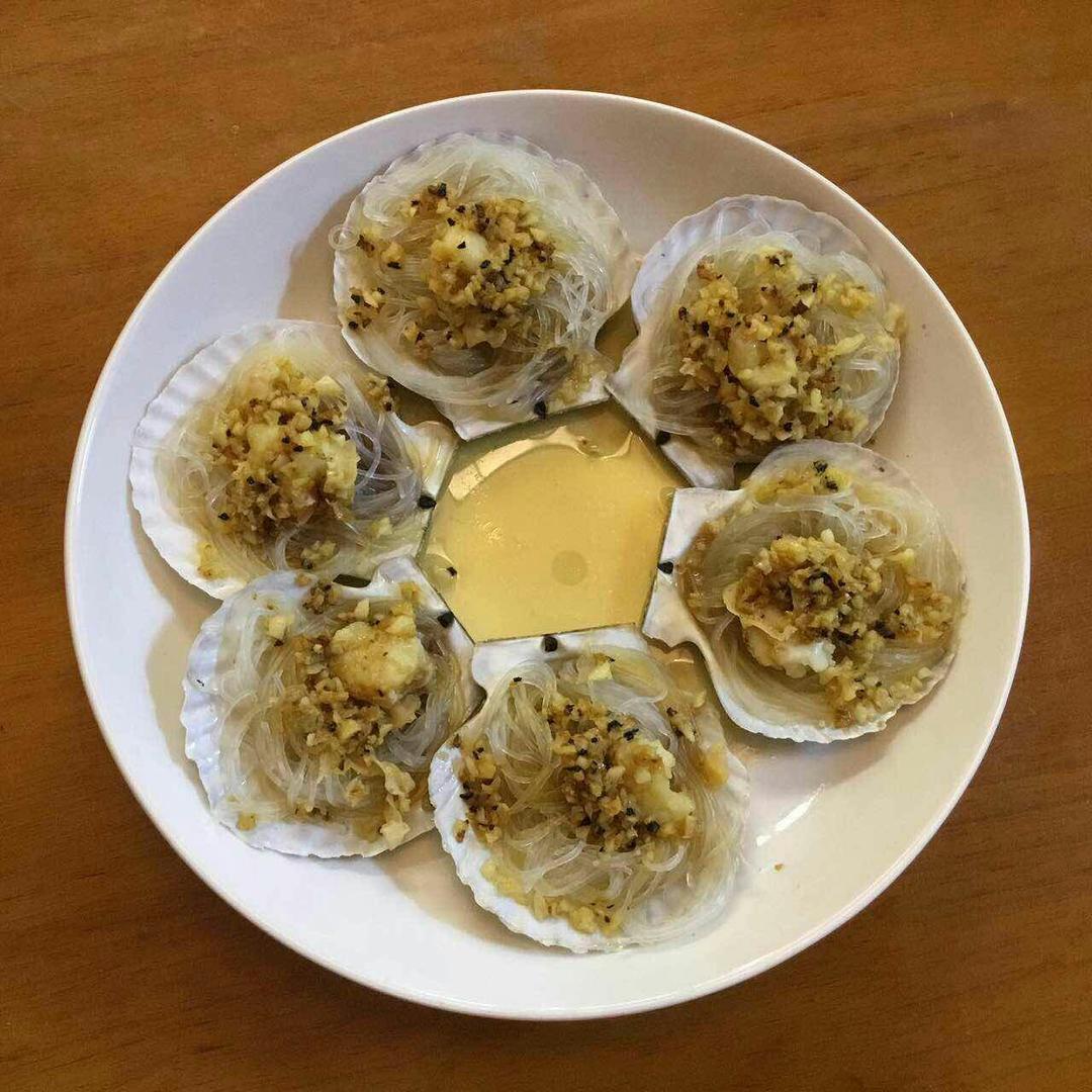 粉丝蒸扇贝