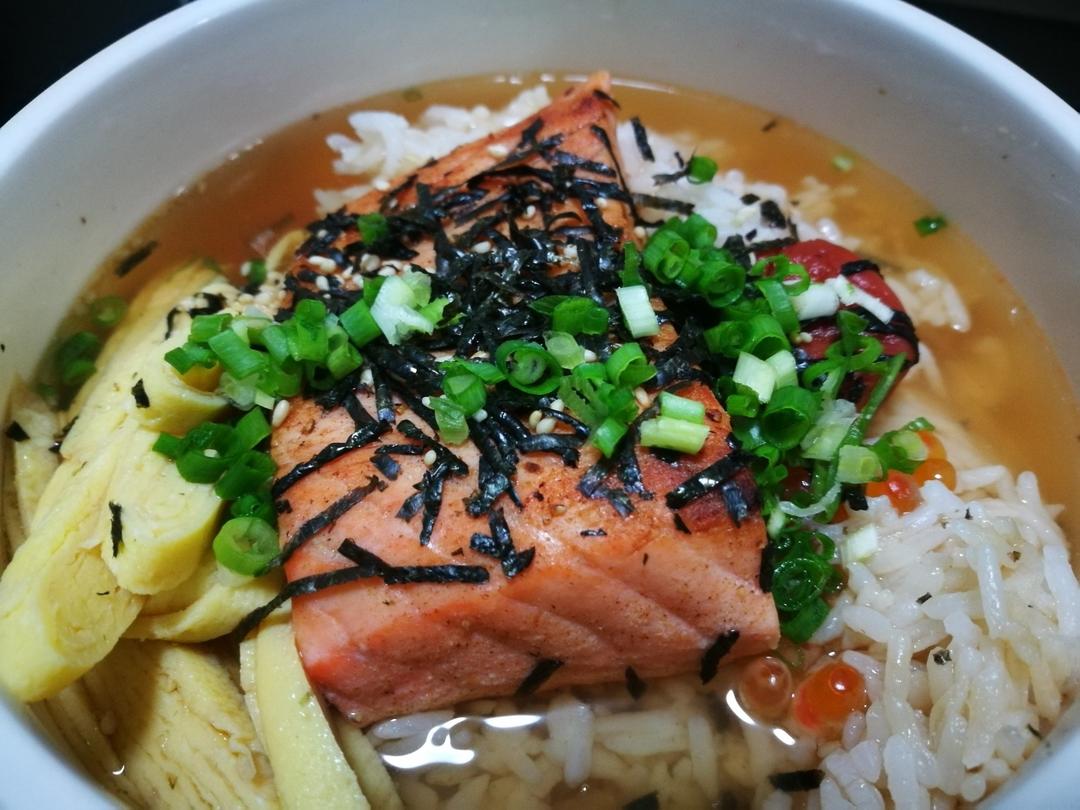 【食材包操作说明】三文鱼梅子茶泡饭