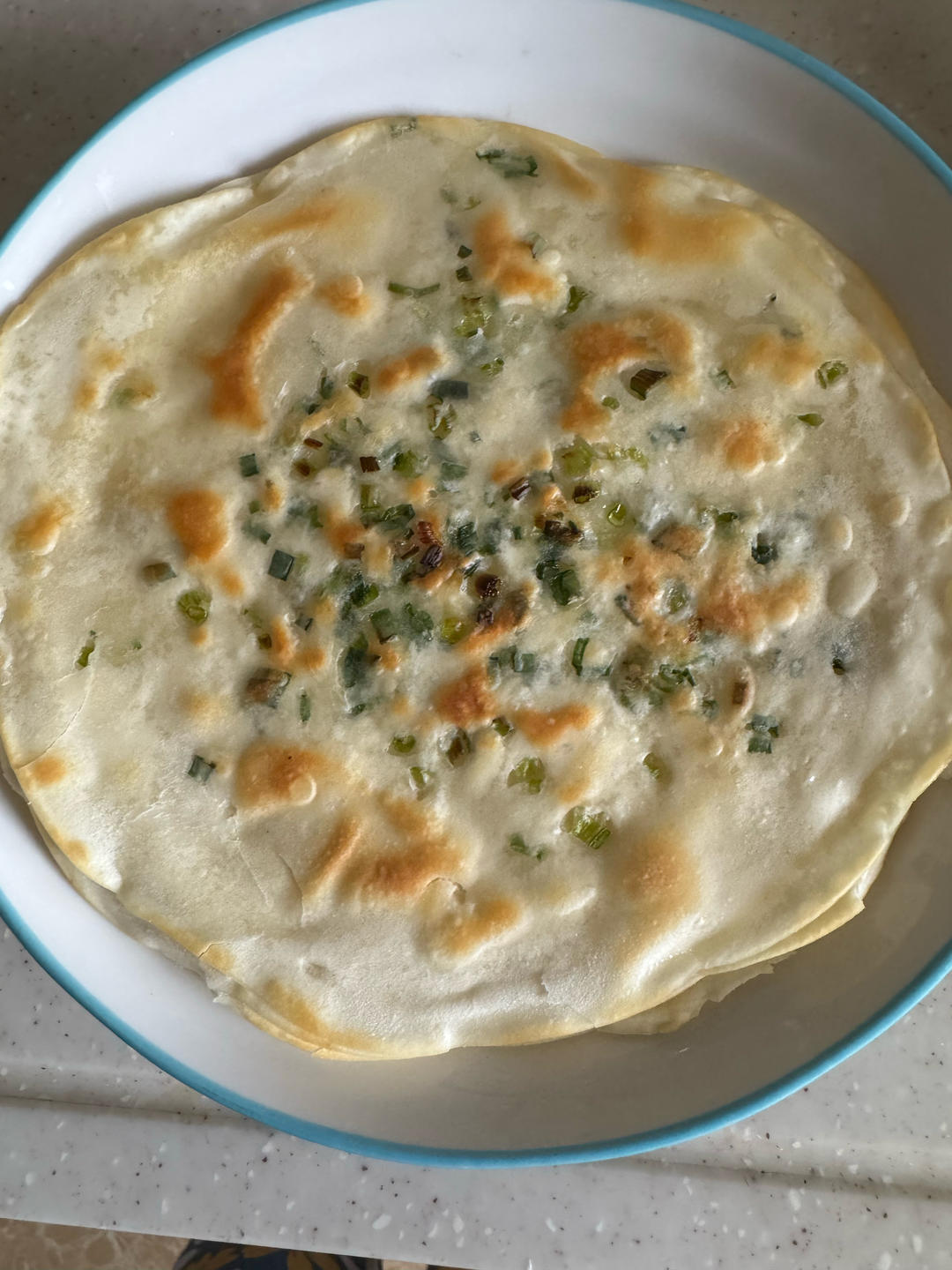 饺子皮葱油饼