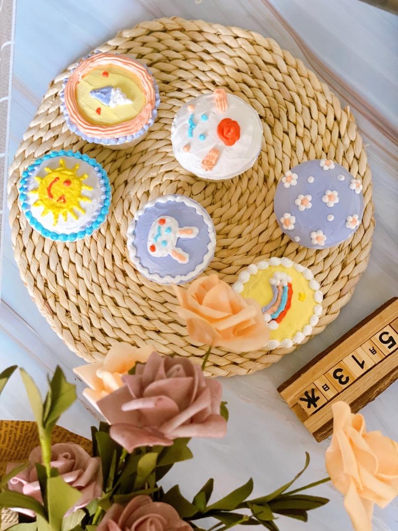 纸杯蛋糕 8寸戚风蛋糕的量