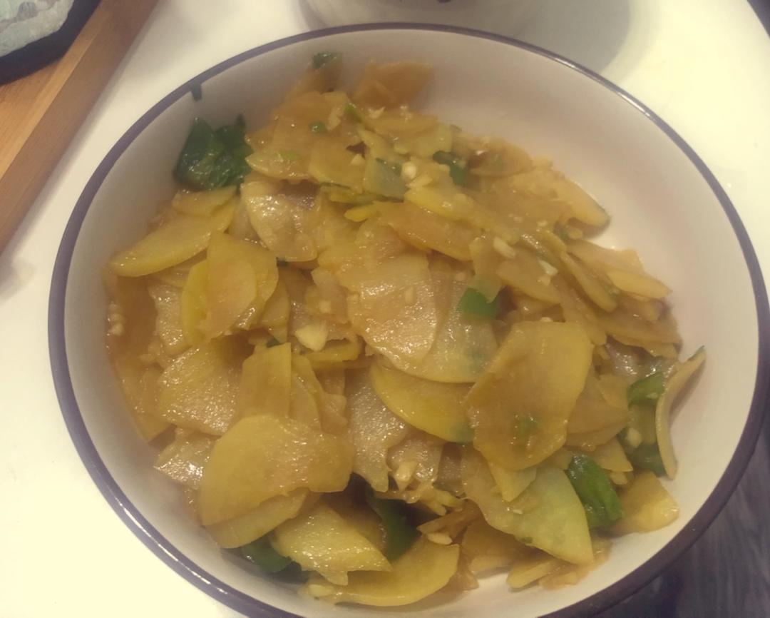 家常炒土豆片
