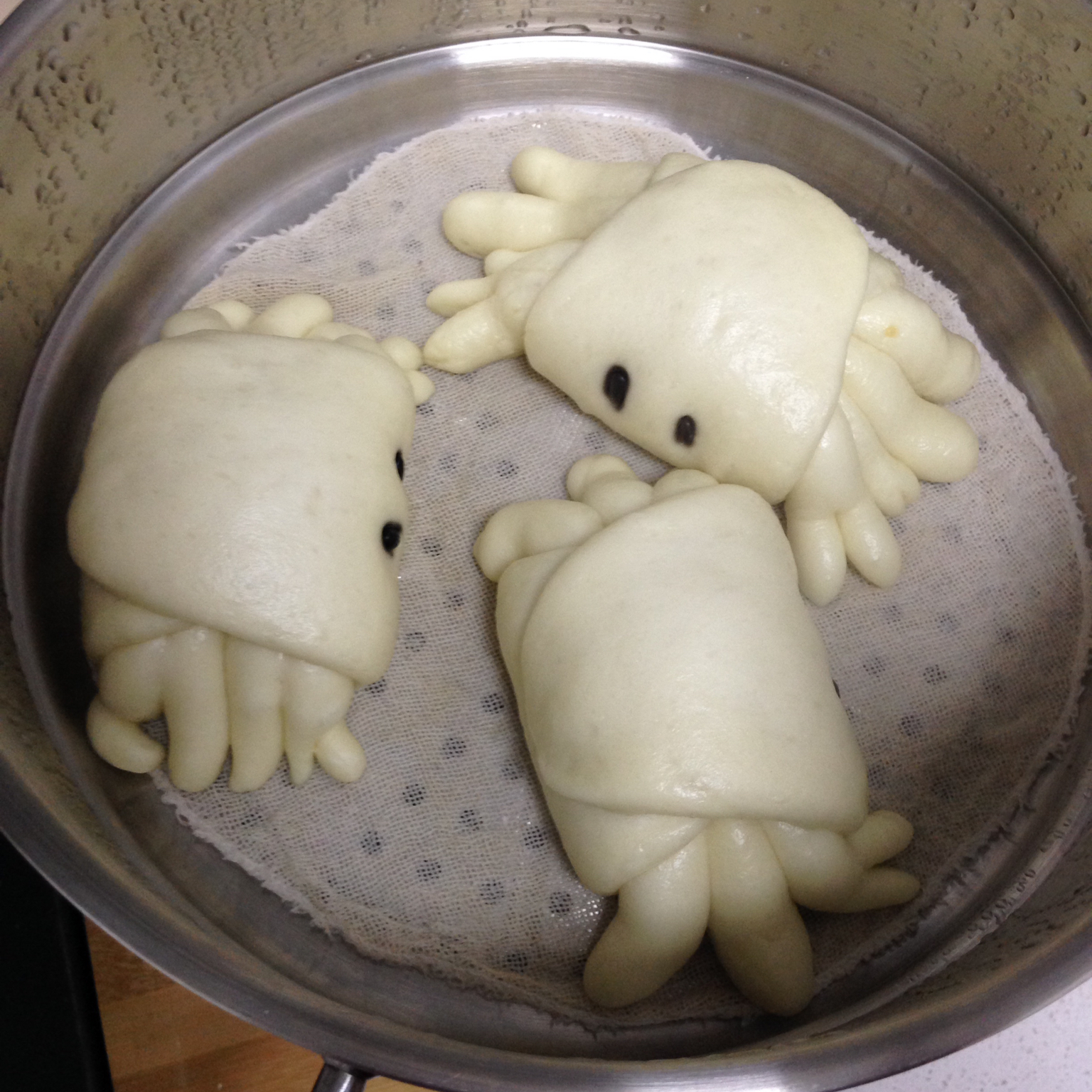 南瓜螃蟹馒头花样馒头