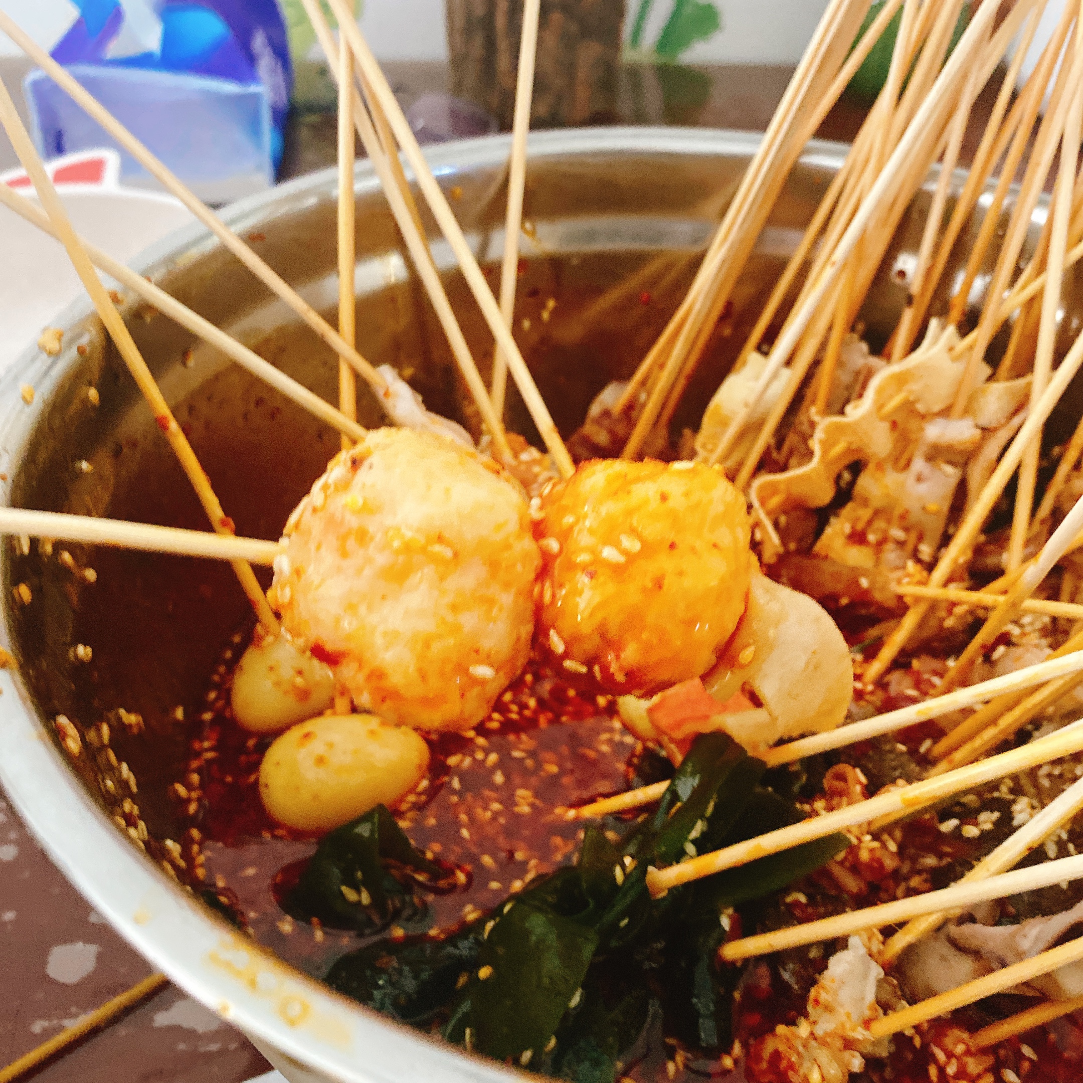 夏日最爱——冷锅串串（各种食材）的做法 步骤4
