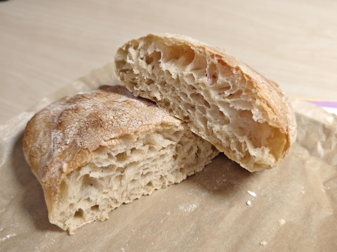 不用揉面的面包~意大利恰巴塔