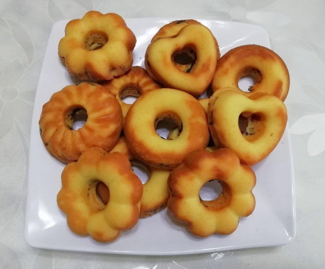 黄米粉蔓越莓甜甜圈