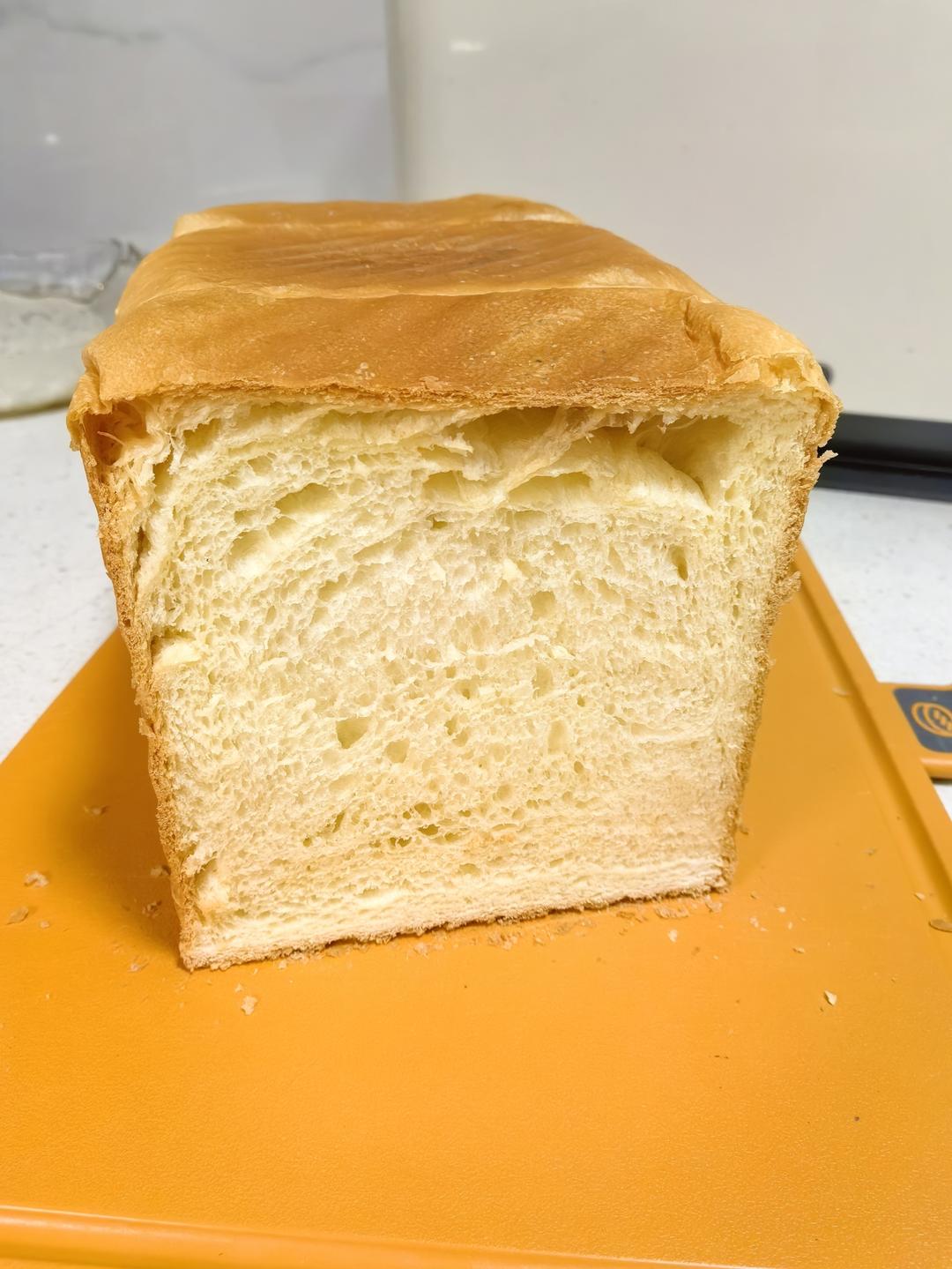 夺命软吐司(๑´ڡ`๑)超软拉丝极速方便的一次发酵吐司