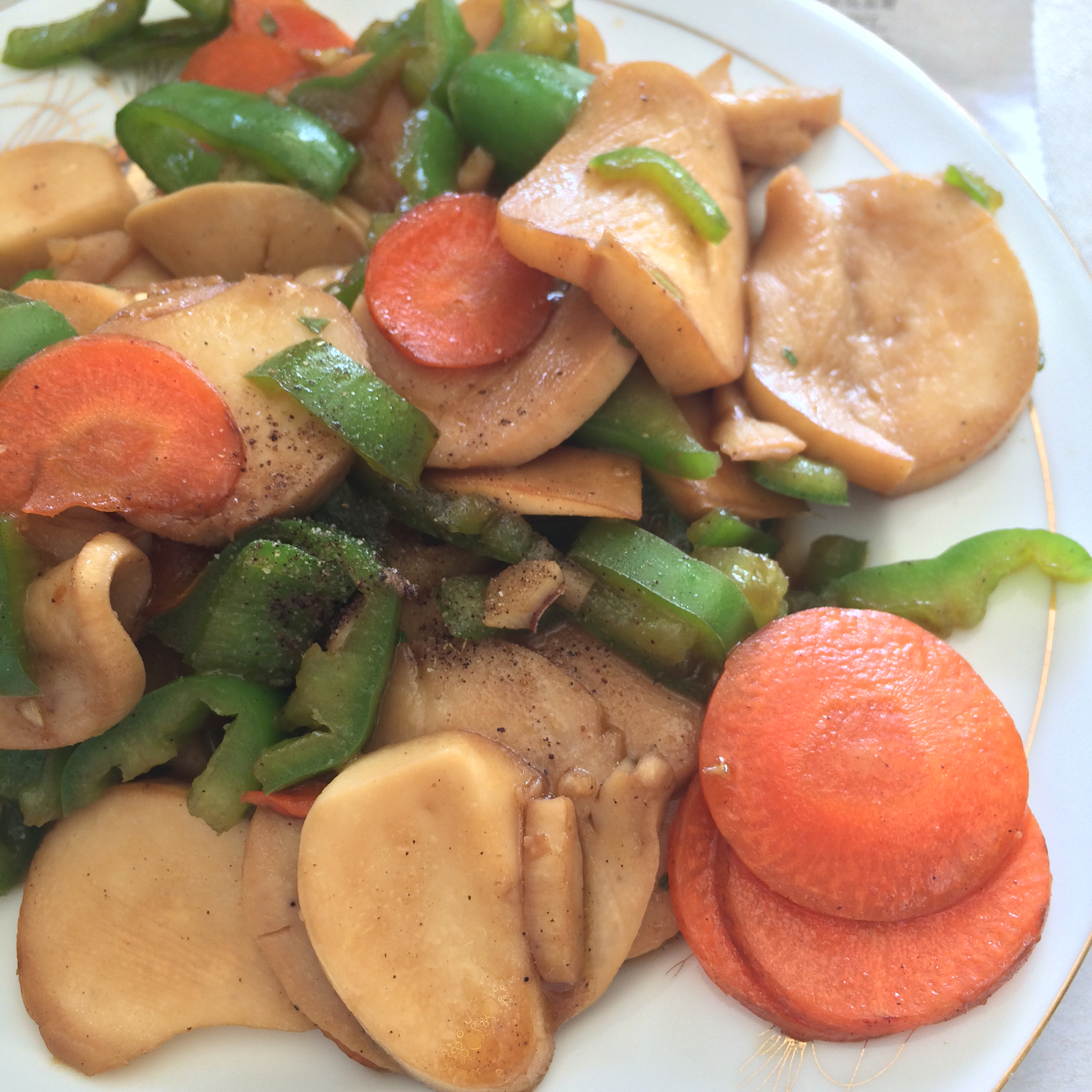 老丁的私房菜-美极杏鲍菇