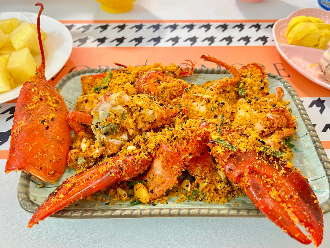 避风塘炒龙虾