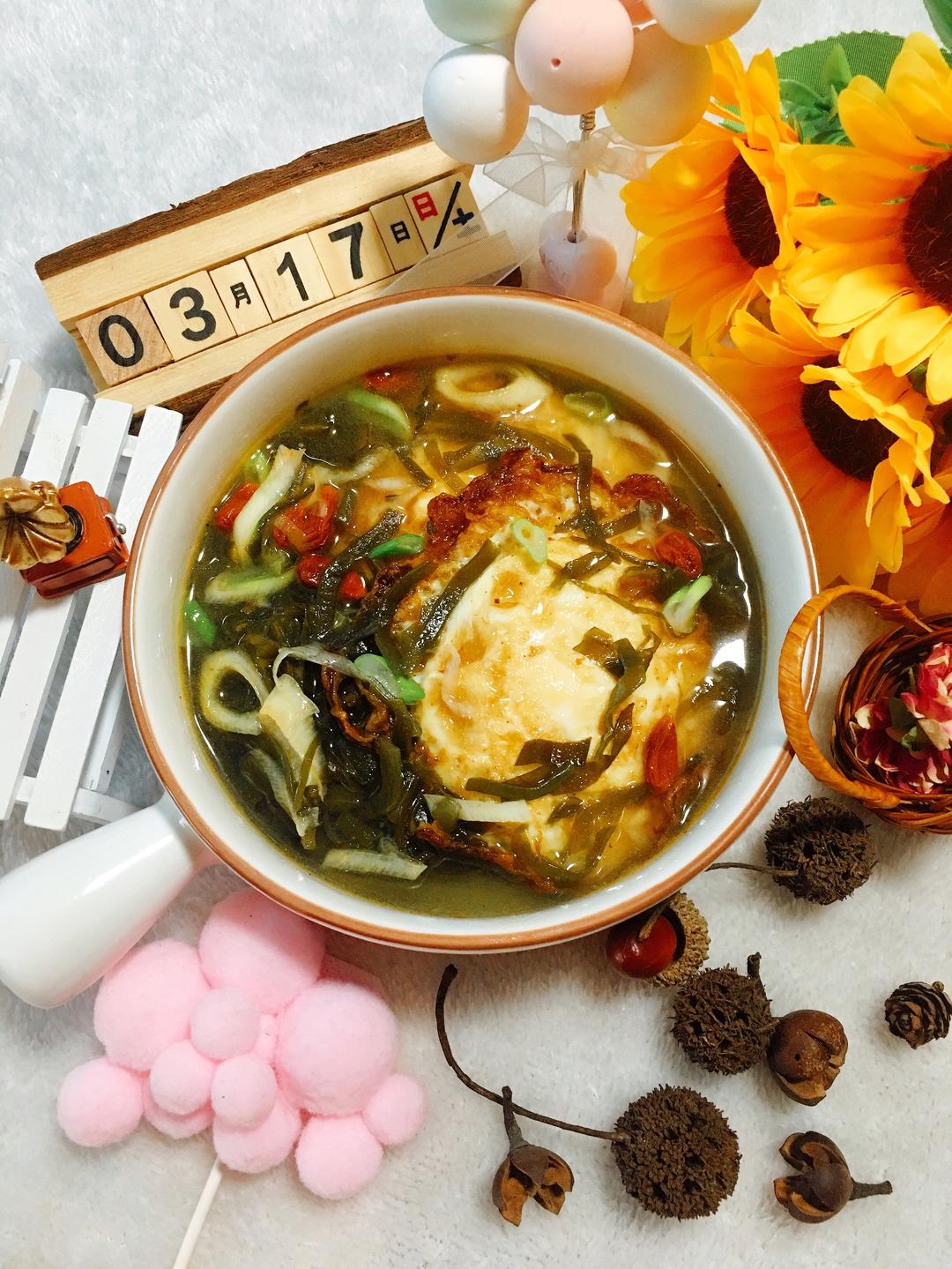 超级鲜美海带煎蛋汤