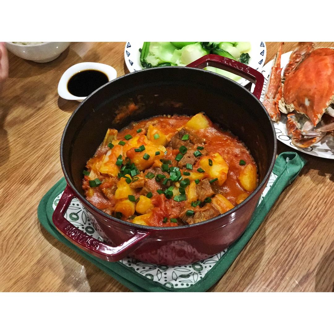 西红柿牛腩
