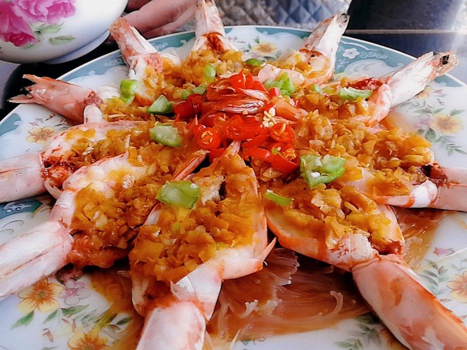 蒜蓉粉丝蒸虾
