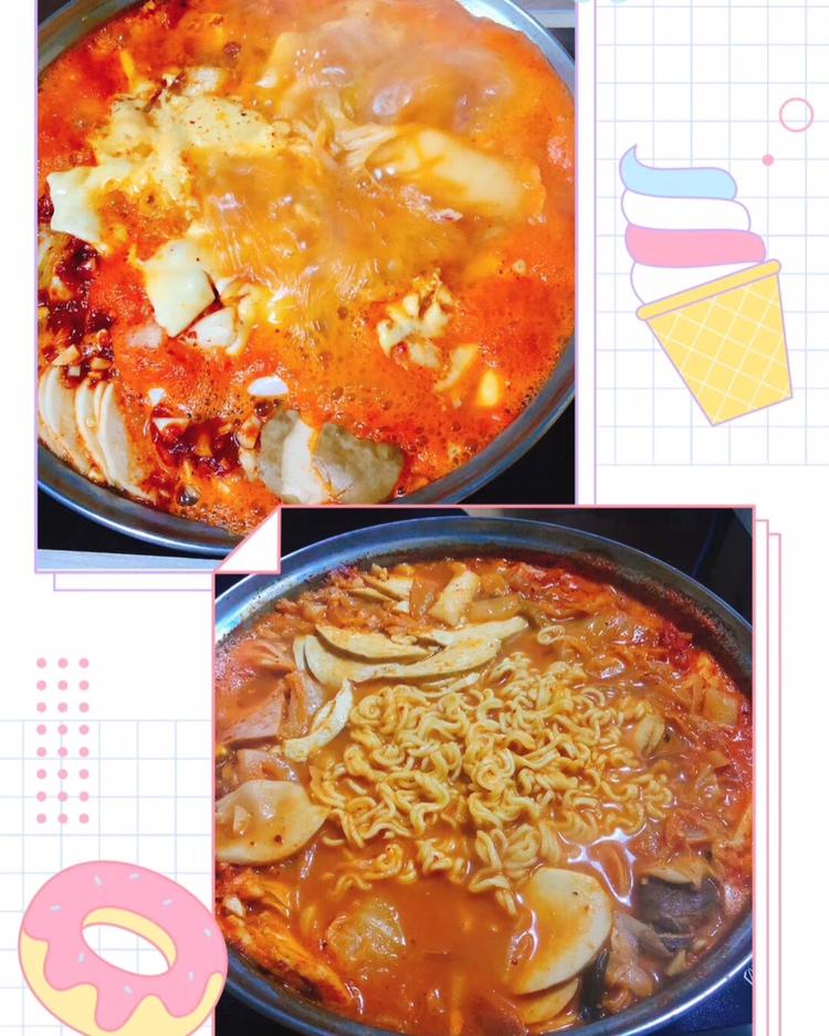 韩国芝士部队火锅