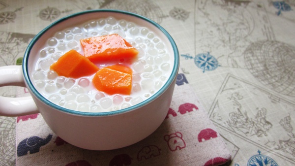 木瓜椰汁西米露