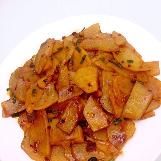 蛋蛋oooooooo做的老干妈炒土豆片