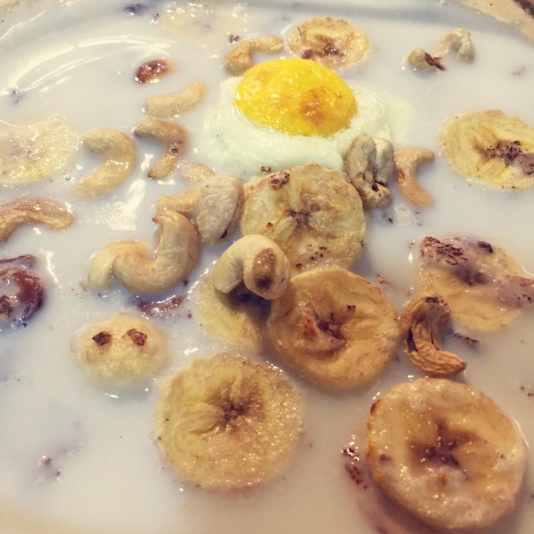 鸡蛋牛奶烤燕麦