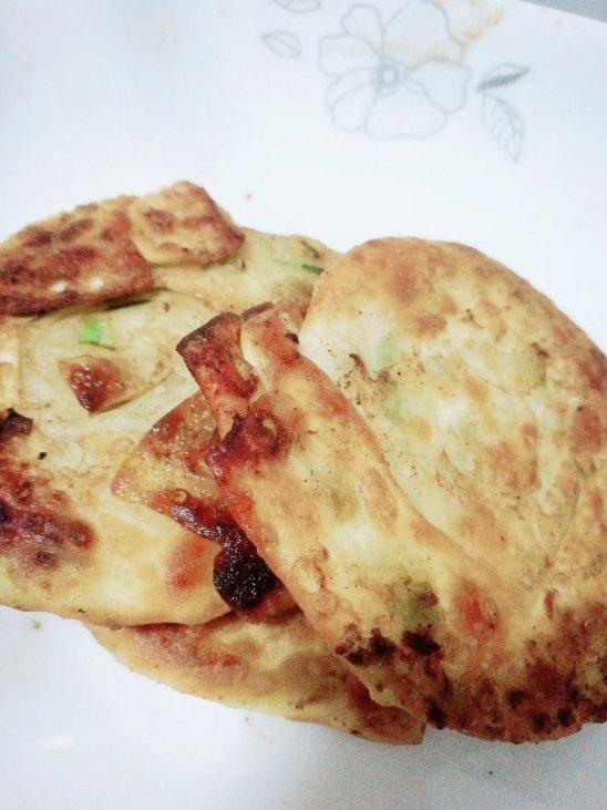 饺子皮版葱油饼