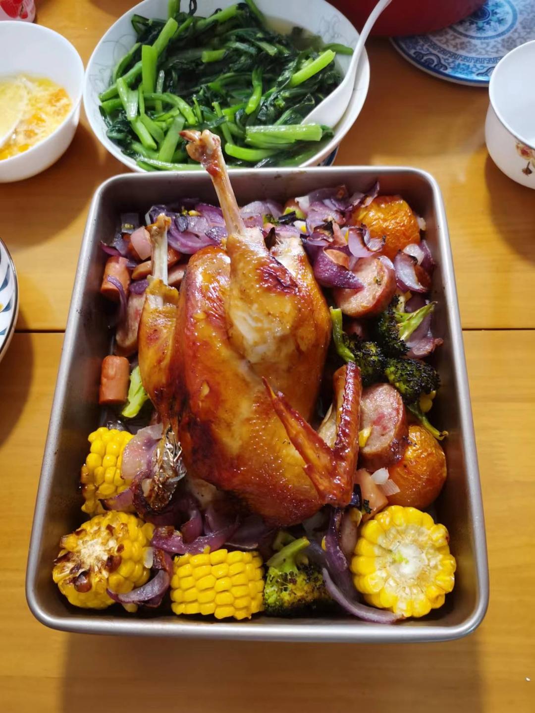 脆皮烤鸡｜新年第一餐（北鼎烤箱食谱）