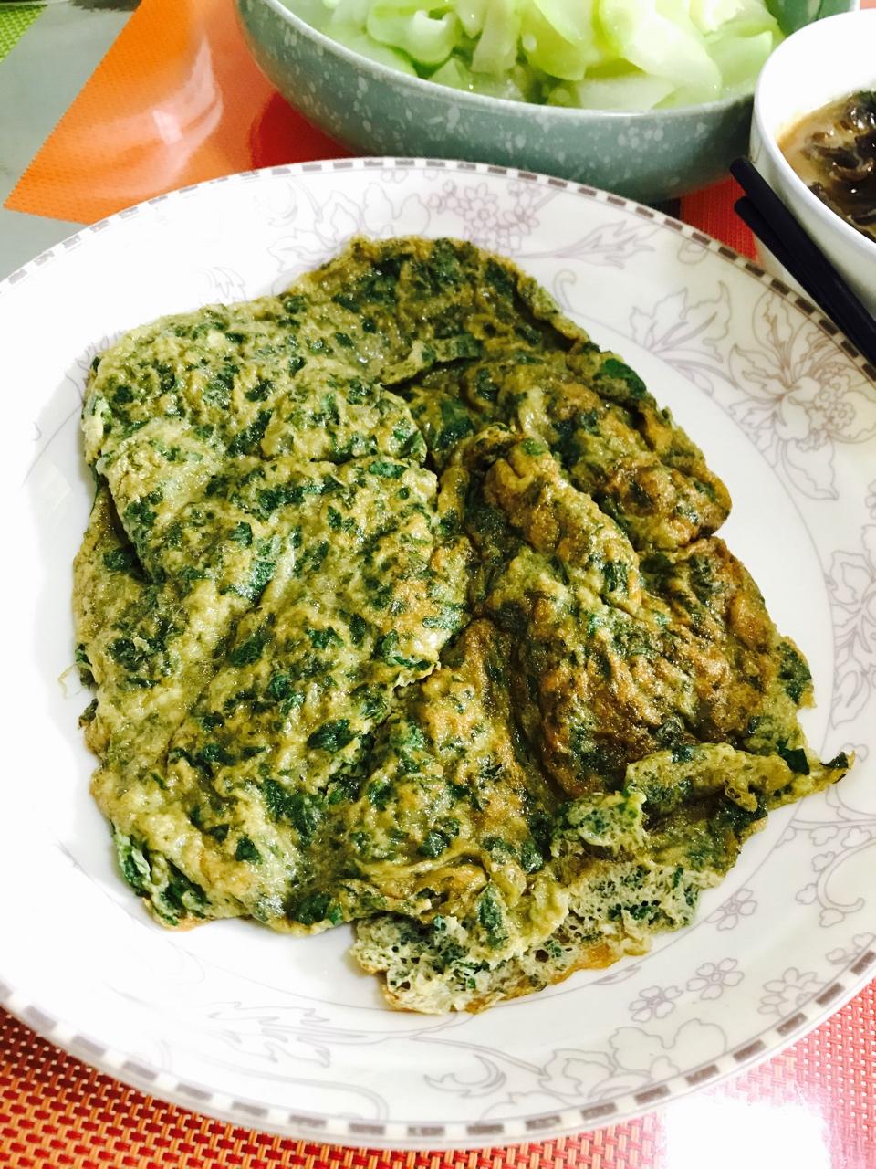 超级好吃的薄荷炒蛋