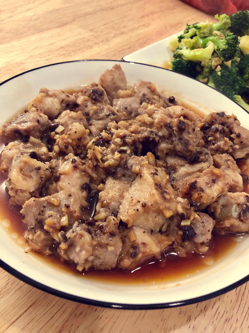 家常菜～豉汁蒸排骨