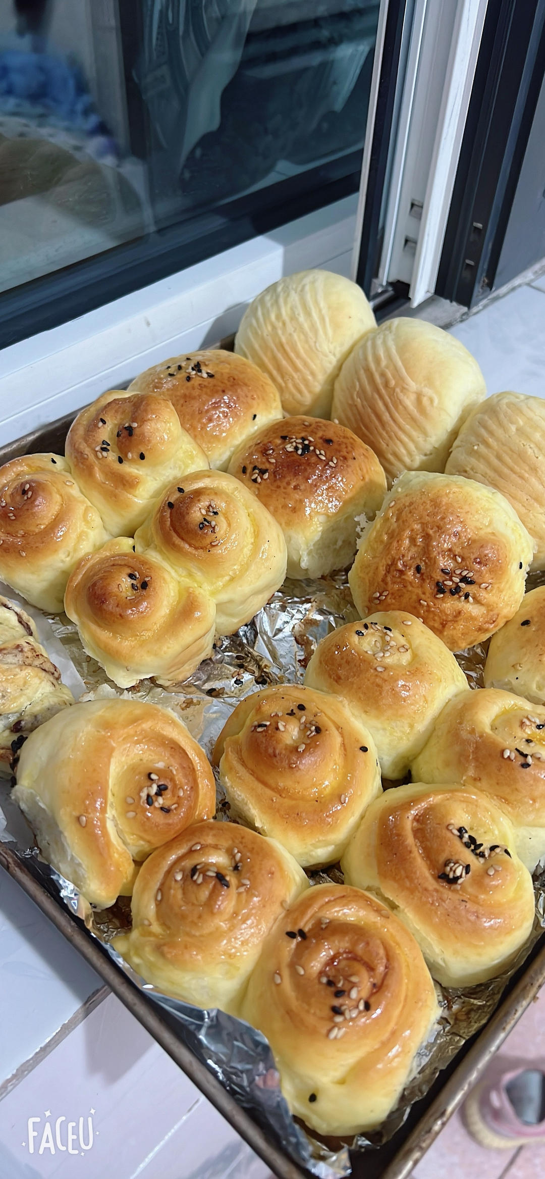 水合法免揉 蜂蜜小面包