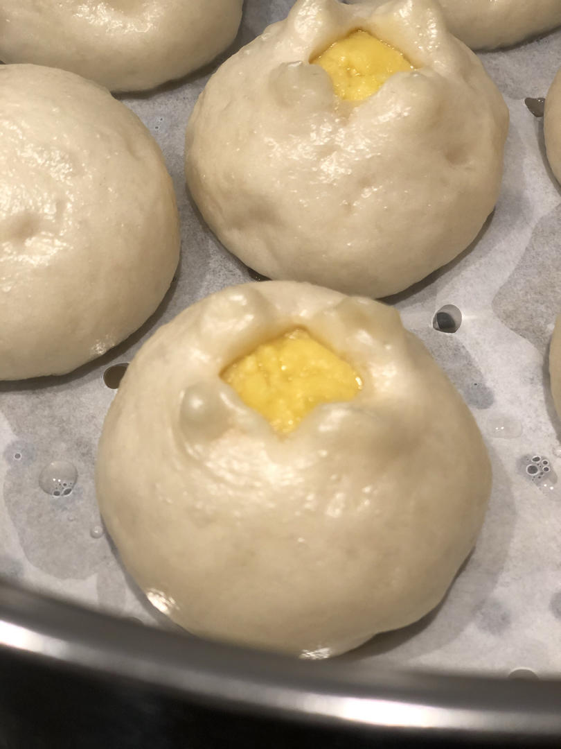 奶黄馅儿和奶黄包