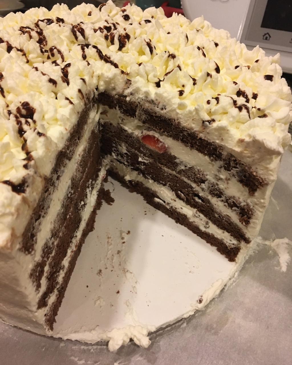 不消泡的巧克力戚风