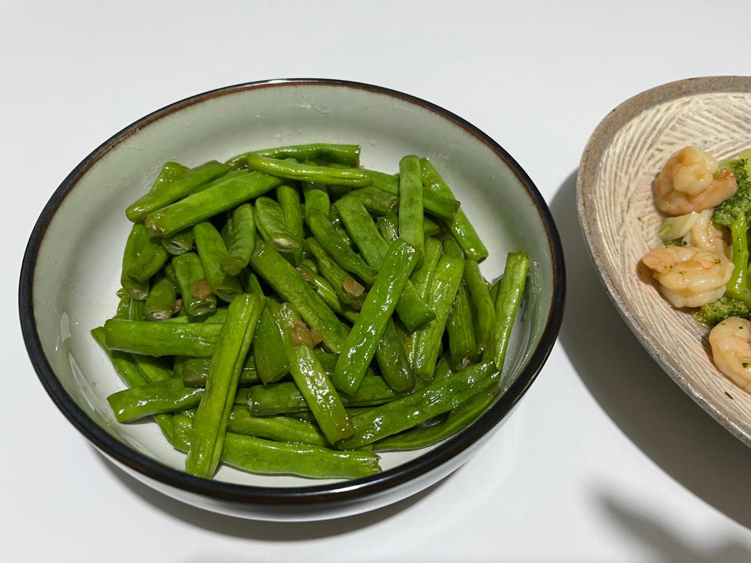 家常小炒四季豆，蔬菜就是要清爽鲜甜