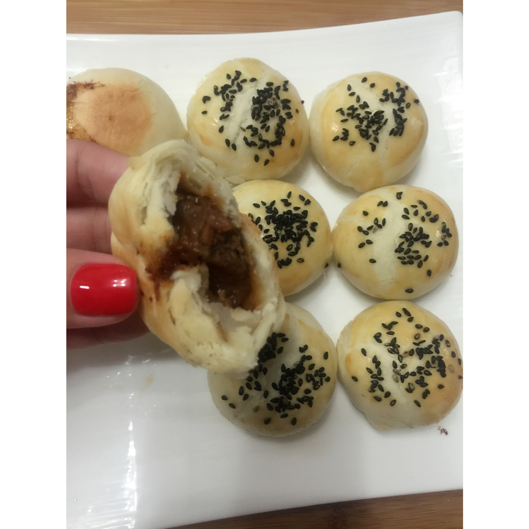 泳式鲜肉榨菜月饼