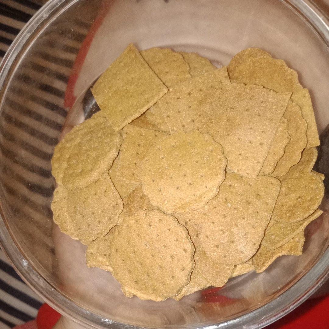 快手全麦黑芝麻苏打饼干 无糖无油 适合减肥人士吃