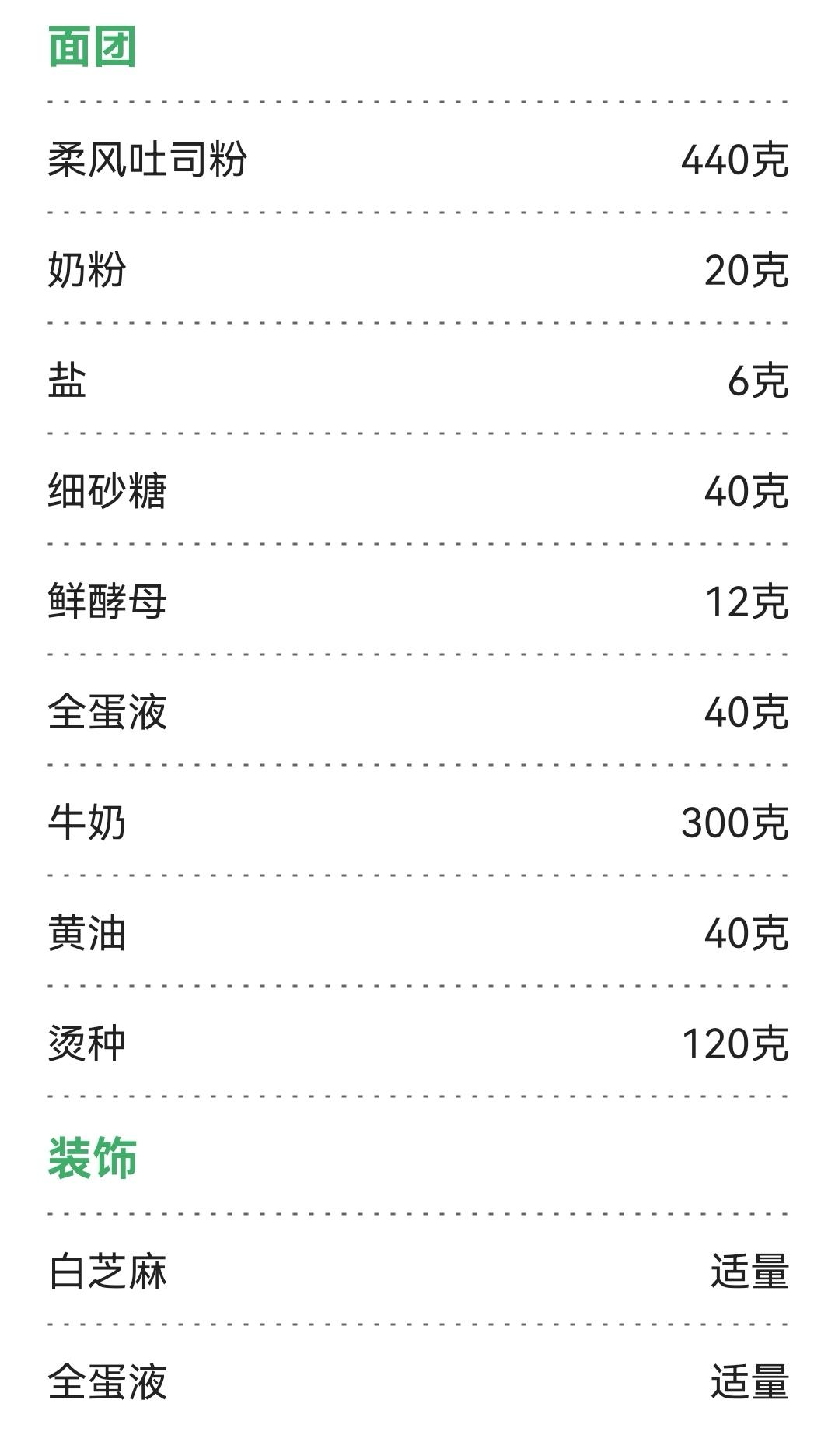 纯奶手撕吐司的做法 步骤1