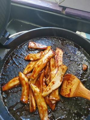 老郑家电饼铛私房菜--蚝油杏鲍菇的做法 步骤7