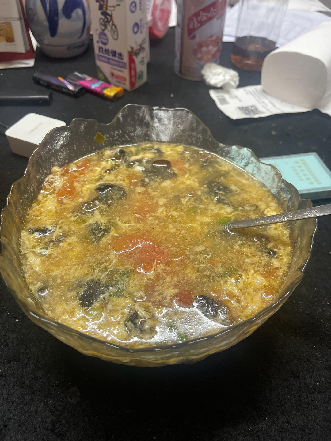 【跟我做不会错】简单又好喝的西红柿鸡蛋汤，家常又营养哦