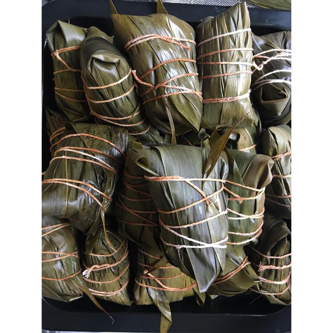 详细步骤包粽子（四角粽）