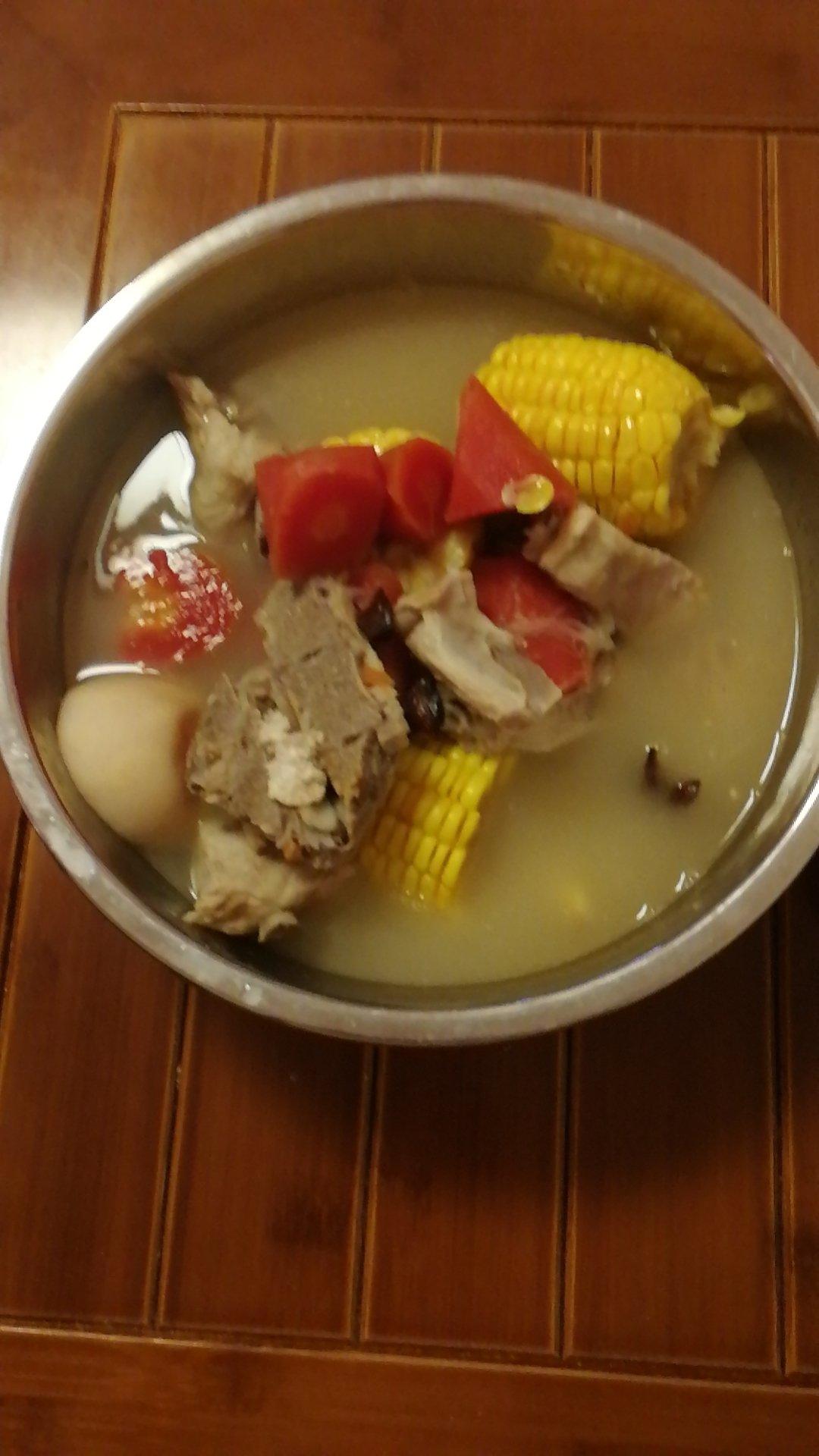 砂锅排骨山药玉米🌽煲（润燥养颜）