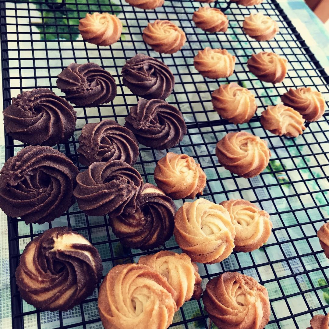 零失败花纹超级立体的黄油曲奇