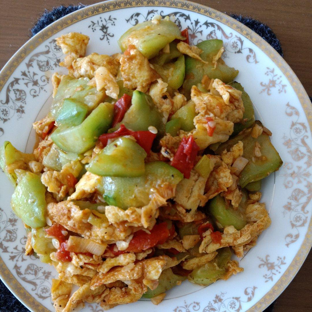 丝瓜炒蛋