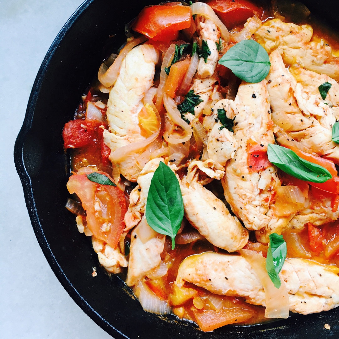 番茄炖鸡胸丨健康·三餐