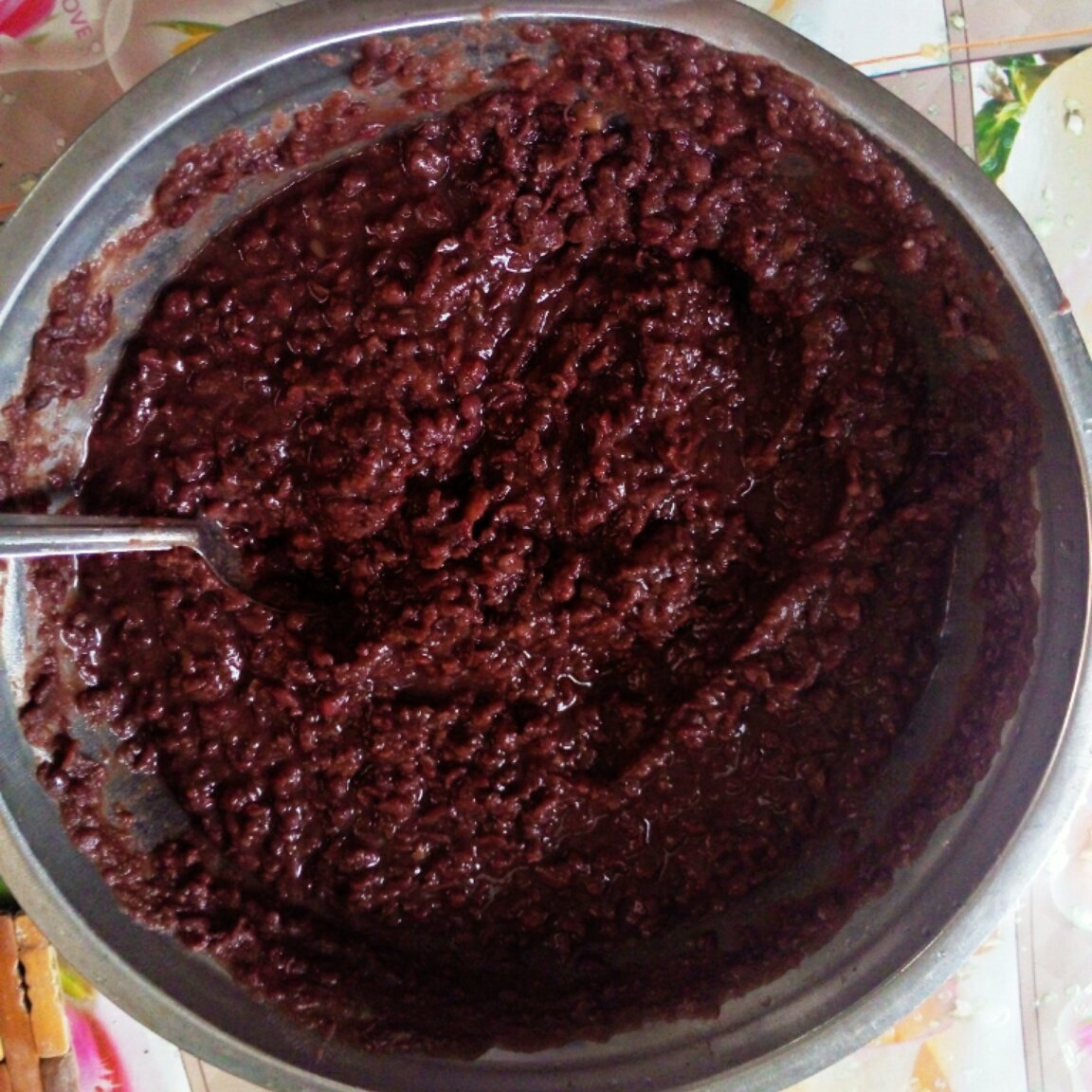 展逸做的自制红豆馅
