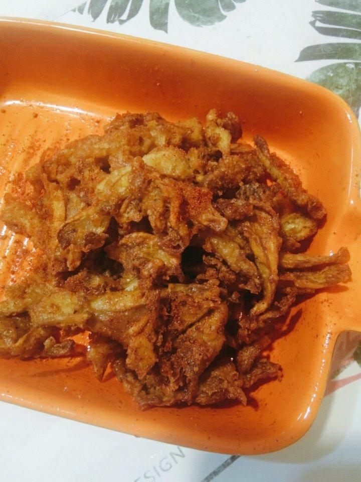 干炸蘑菇