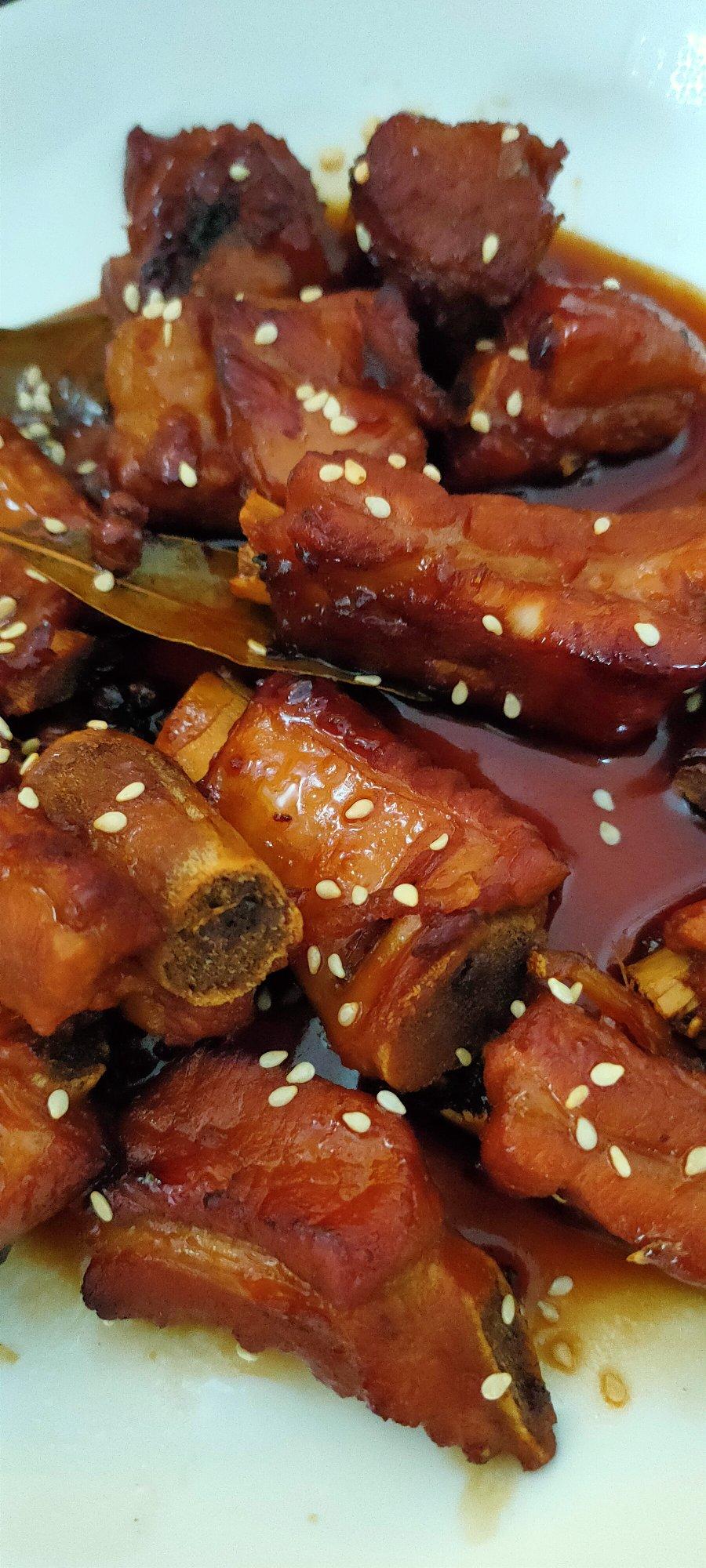 灵萌橙做的糖醋排骨糖醋小排不放油12345口诀做出正宗上海本帮