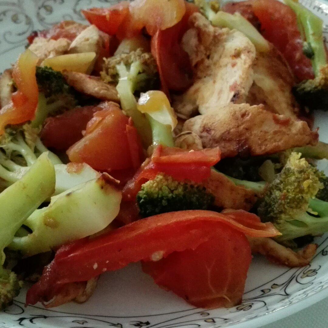 番茄炖鸡胸丨健康·三餐