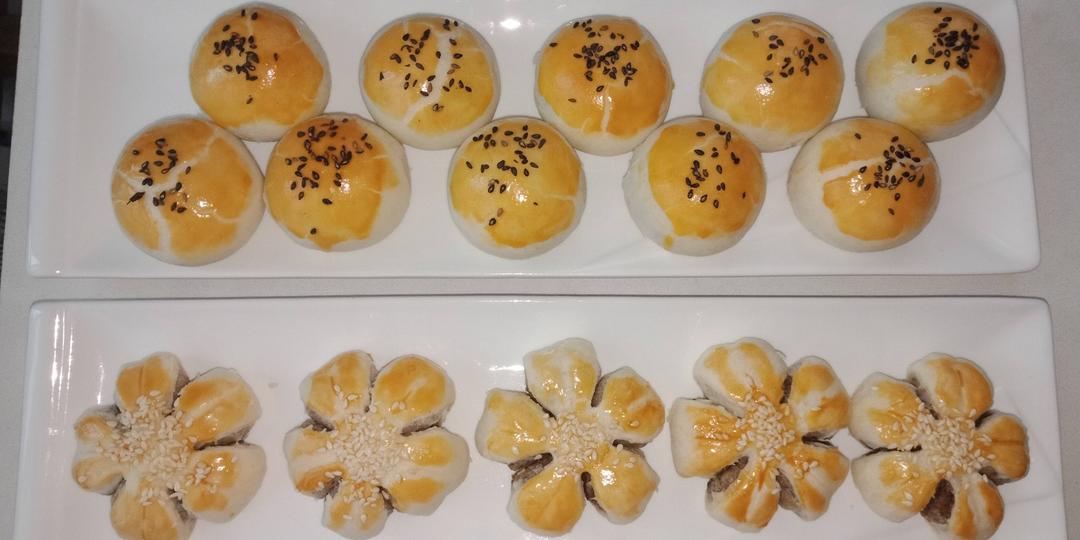 酥皮绿豆饼   酥得掉渣渣