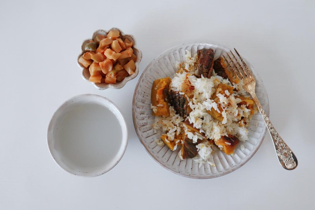 记忆中的味道：南瓜孔干饭