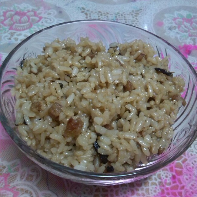 电饭锅版香菇腊肠饭