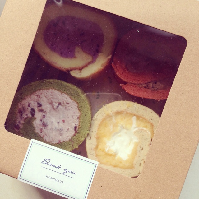 香芋紫薯蛋糕卷