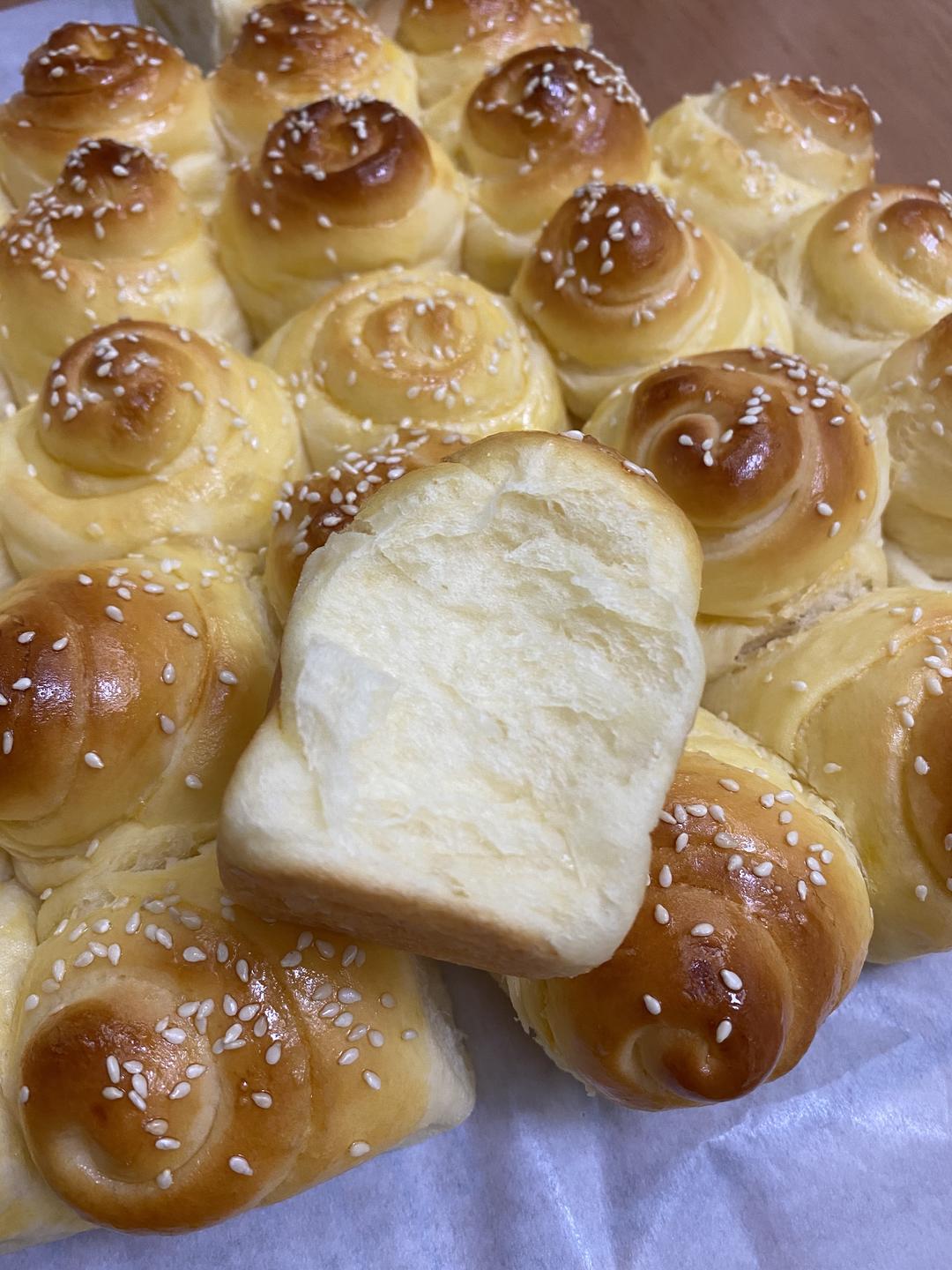 纯奶手撕吐司的做法 步骤1