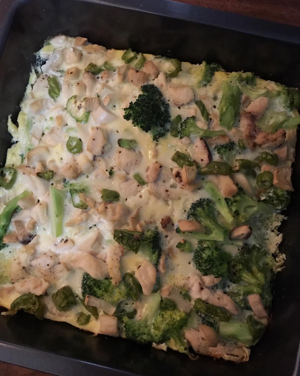 西兰花烤鸡胸肉