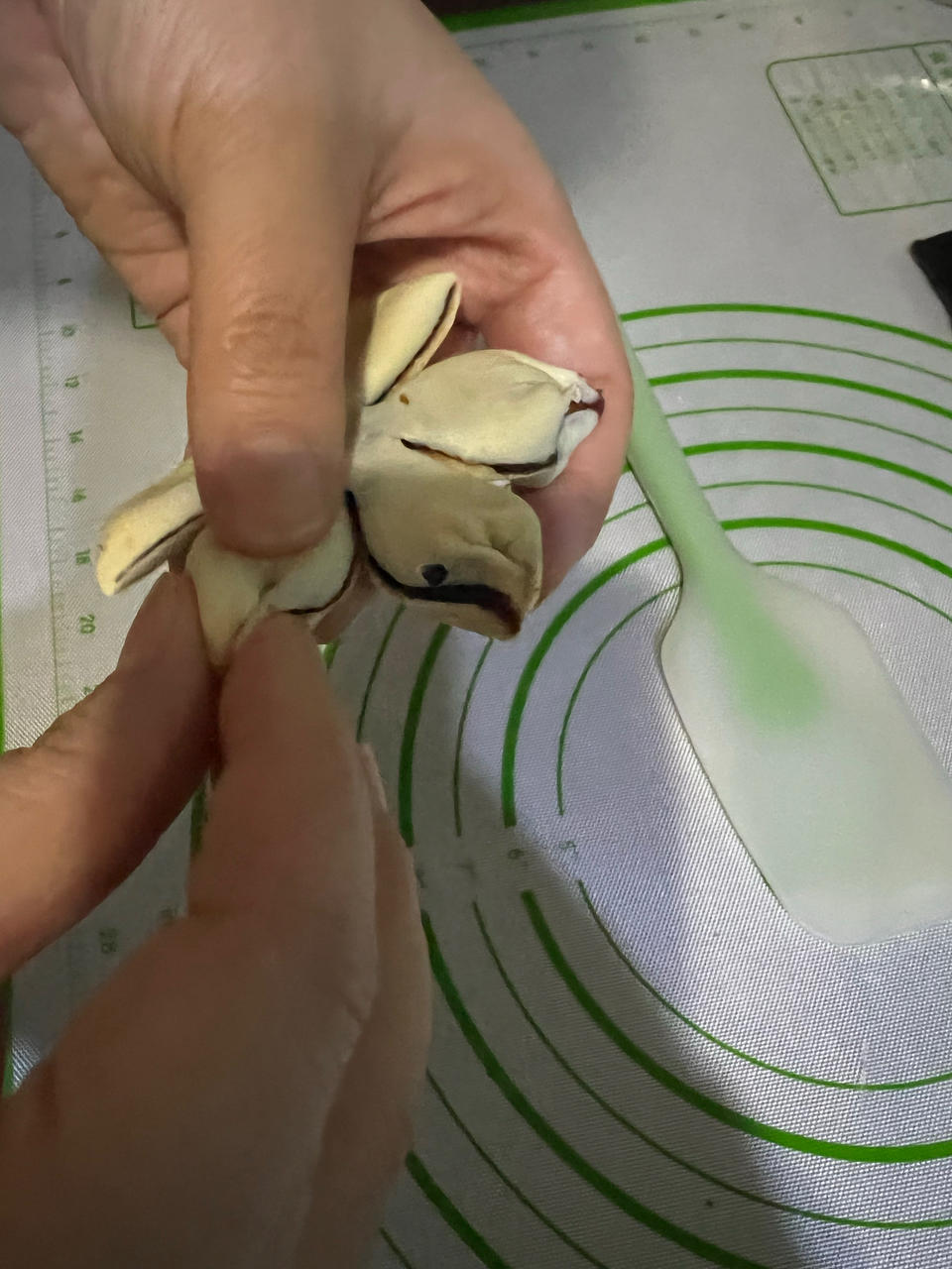 超简单蛋挞皮版桃花酥0️⃣难度