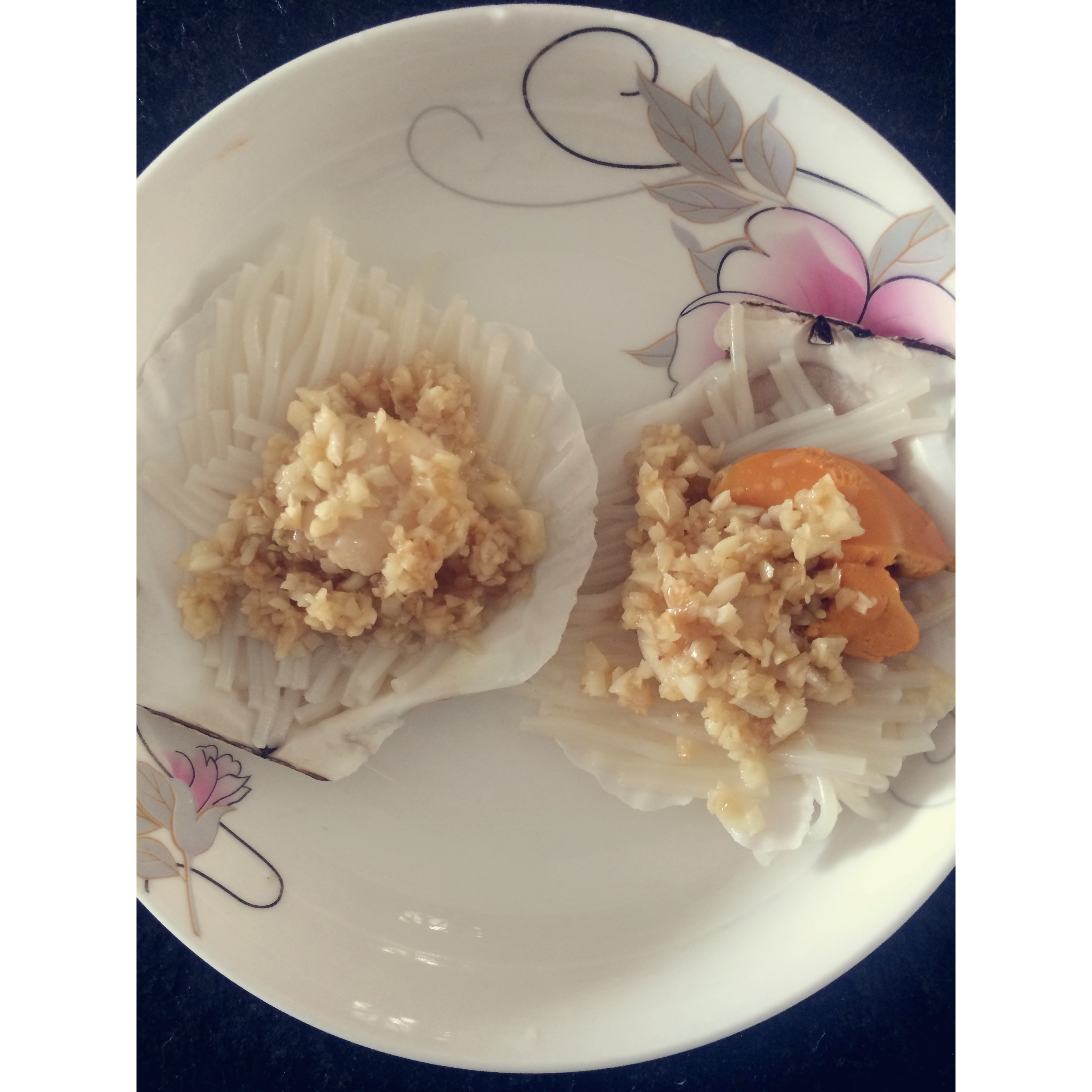 蒜蓉粉丝蒸扇贝