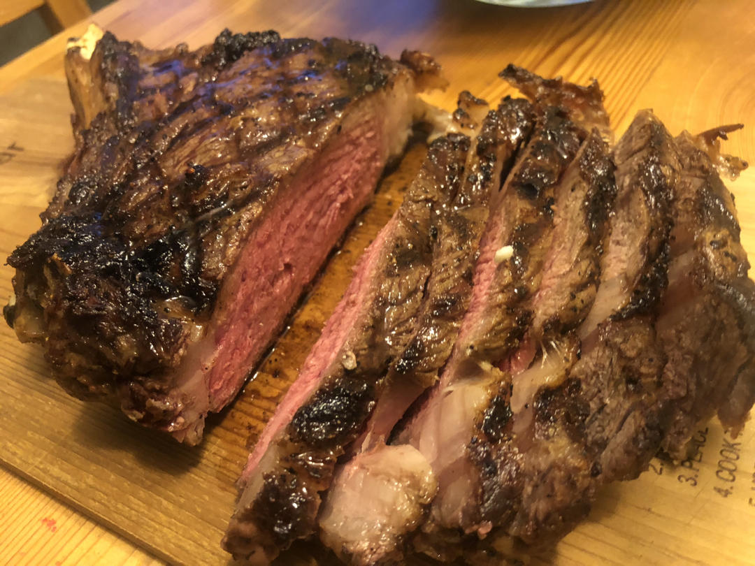Costco煮易 | 香烤战斧式牛排 - Tomahawk Steak
